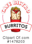 Burrito Clipart #1478203 by Vector Tradition SM