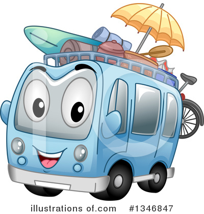 Royalty-Free (RF) Bus Clipart Illustration by BNP Design Studio - Stock Sample #1346847