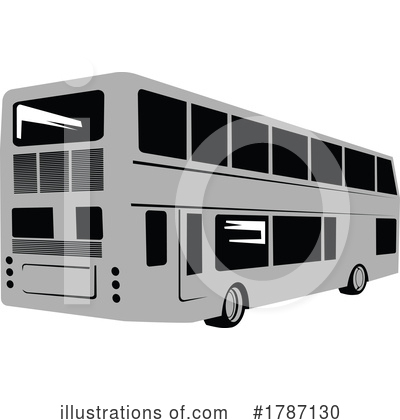 Royalty-Free (RF) Bus Clipart Illustration by patrimonio - Stock Sample #1787130