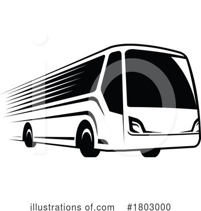 Bus Clipart #1803000 by Vector Tradition SM