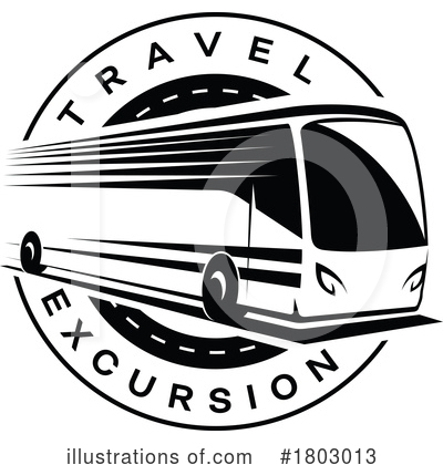 Tour Bus Clipart #1803013 by Vector Tradition SM