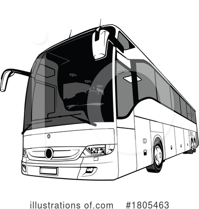 Tour Bus Clipart #1805463 by dero