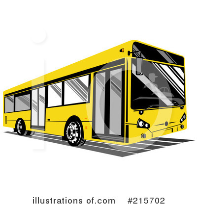 Royalty-Free (RF) Bus Clipart Illustration by patrimonio - Stock Sample #215702