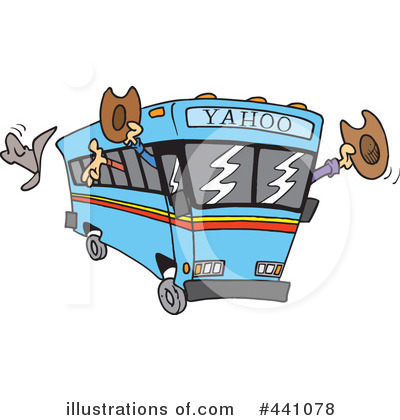 Royalty-Free (RF) Bus Clipart Illustration by toonaday - Stock Sample #441078
