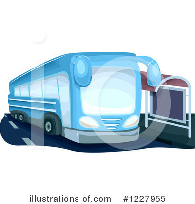 Royalty-Free (RF) Bus Stop Clipart Illustration by BNP Design Studio - Stock Sample #1227955