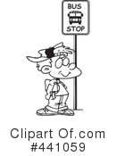 Bus Stop Clipart #441059 by toonaday