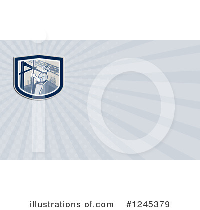 Royalty-Free (RF) Business Card Clipart Illustration by patrimonio - Stock Sample #1245379