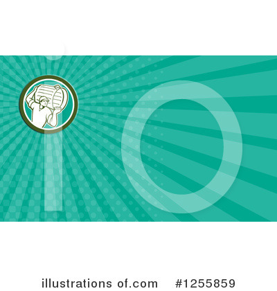 Royalty-Free (RF) Business Card Clipart Illustration by patrimonio - Stock Sample #1255859
