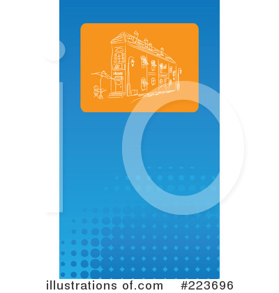 Royalty-Free (RF) Business Card Clipart Illustration by Eugene - Stock Sample #223696