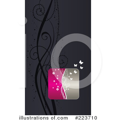 Royalty-Free (RF) Business Card Clipart Illustration by Eugene - Stock Sample #223710