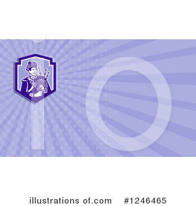 Royalty-Free (RF) Business Card Design Clipart Illustration by patrimonio - Stock Sample #1246465