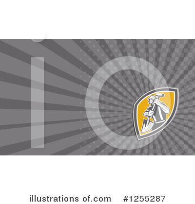 Royalty-Free (RF) Business Card Design Clipart Illustration by patrimonio - Stock Sample #1255287