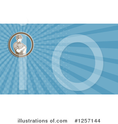 Royalty-Free (RF) Business Card Design Clipart Illustration by patrimonio - Stock Sample #1257144