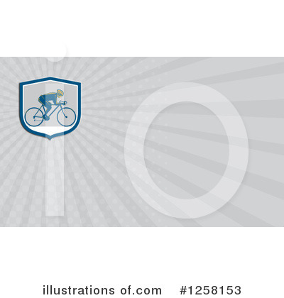 Bicycling Clipart #1258153 by patrimonio