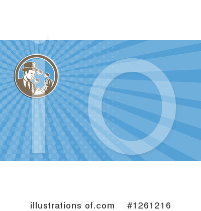 Royalty-Free (RF) Business Card Design Clipart Illustration by patrimonio - Stock Sample #1261216