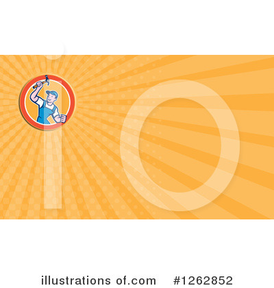 Royalty-Free (RF) Business Card Design Clipart Illustration by patrimonio - Stock Sample #1262852