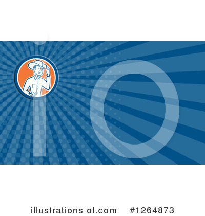 Royalty-Free (RF) Business Card Design Clipart Illustration by patrimonio - Stock Sample #1264873