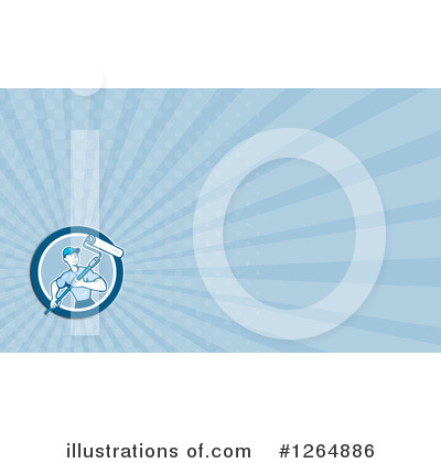 Royalty-Free (RF) Business Card Design Clipart Illustration by patrimonio - Stock Sample #1264886