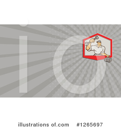 Royalty-Free (RF) Business Card Design Clipart Illustration by patrimonio - Stock Sample #1265697