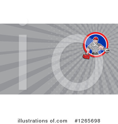 Royalty-Free (RF) Business Card Design Clipart Illustration by patrimonio - Stock Sample #1265698