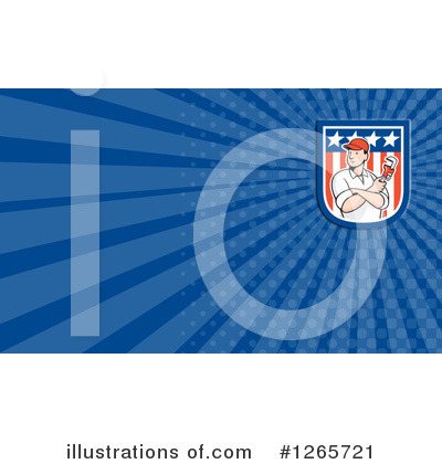 Royalty-Free (RF) Business Card Design Clipart Illustration by patrimonio - Stock Sample #1265721