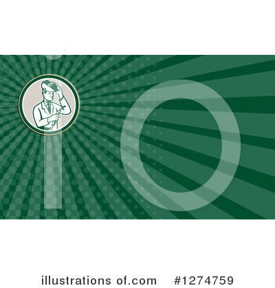 Royalty-Free (RF) Business Card Design Clipart Illustration by patrimonio - Stock Sample #1274759
