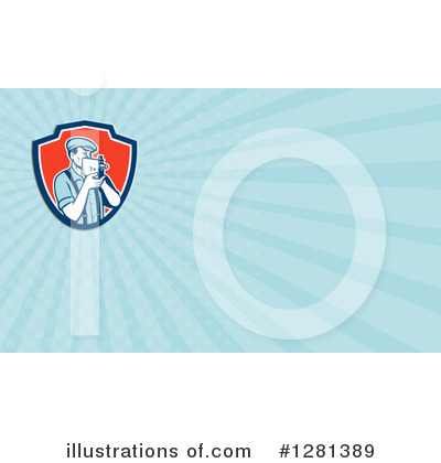 Royalty-Free (RF) Business Card Design Clipart Illustration by patrimonio - Stock Sample #1281389