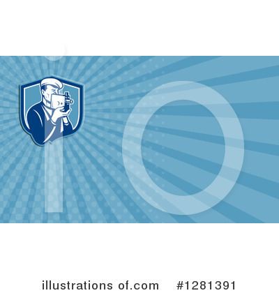 Royalty-Free (RF) Business Card Design Clipart Illustration by patrimonio - Stock Sample #1281391