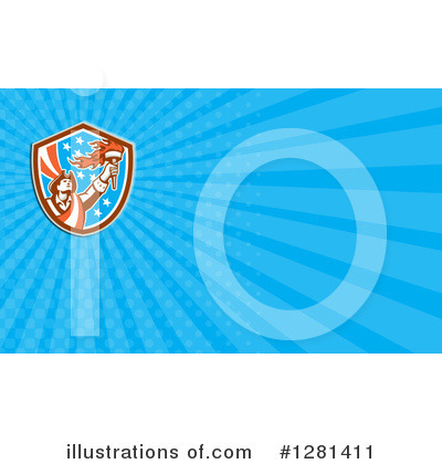Royalty-Free (RF) Business Card Design Clipart Illustration by patrimonio - Stock Sample #1281411
