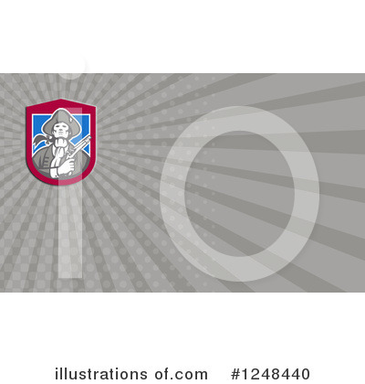 Royalty-Free (RF) Business Card Template Clipart Illustration by patrimonio - Stock Sample #1248440