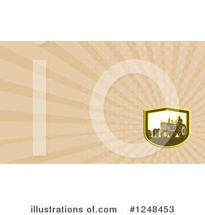Royalty-Free (RF) Business Card Template Clipart Illustration by patrimonio - Stock Sample #1248453