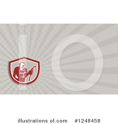 Royalty-Free (RF) Business Card Template Clipart Illustration by patrimonio - Stock Sample #1248458