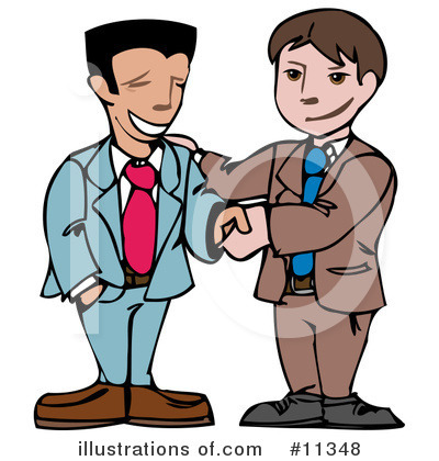 Handshake Clipart #11348 by AtStockIllustration