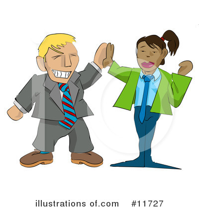 Businesswoman Clipart #11727 by AtStockIllustration