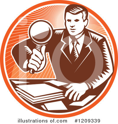 Magnifying Glass Clipart #1209339 by patrimonio