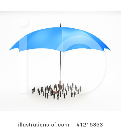 Umbrellas Clipart #1215353 by Mopic