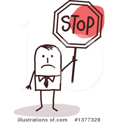 Stop Sign Clipart #1377328 by NL shop