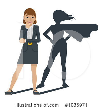 Super Woman Clipart #1635971 by AtStockIllustration