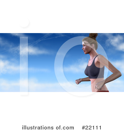 Woman Exercising Clipart #22111 by Tonis Pan