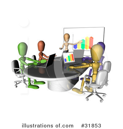 Meeting Clipart #31853 by AtStockIllustration
