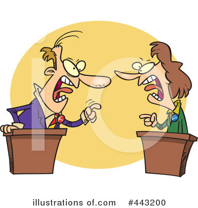 Argue Clipart #443200 by toonaday
