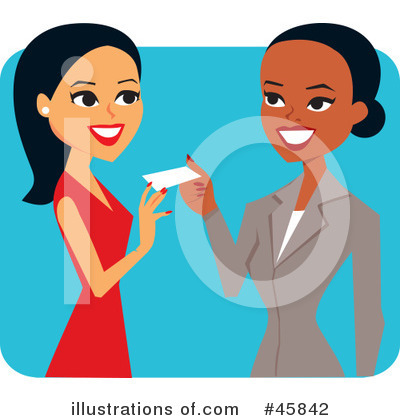 Business Cards Clipart #45842 by Monica