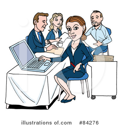 Royalty-Free (RF) Business Clipart Illustration by LaffToon - Stock Sample #84276