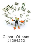 Business Frog Clipart #1294253 by Julos