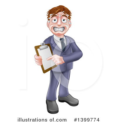 Royalty-Free (RF) Business Man Clipart Illustration by AtStockIllustration - Stock Sample #1399774
