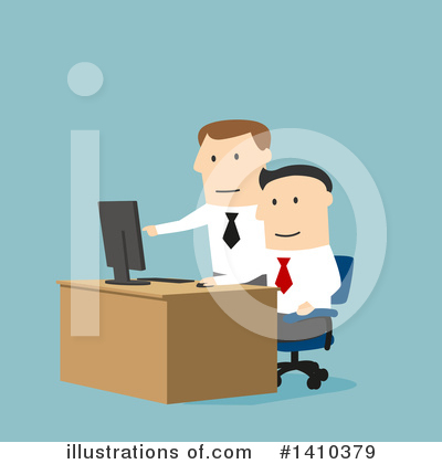 White Businessman Clipart #1410379 by Vector Tradition SM