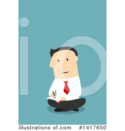 Royalty-Free (RF) Business Man Clipart Illustration by Vector Tradition SM - Stock Sample #1417650