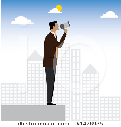 Royalty-Free (RF) Business Man Clipart Illustration by ColorMagic - Stock Sample #1426935