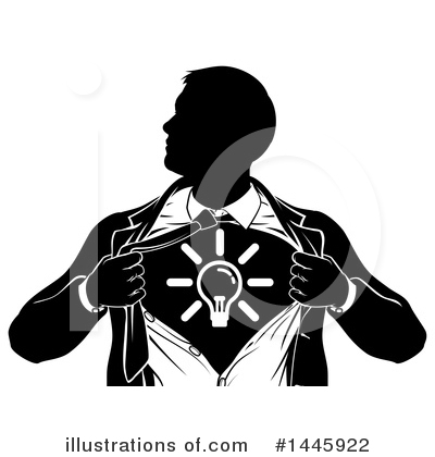 Super Man Clipart #1445922 by AtStockIllustration