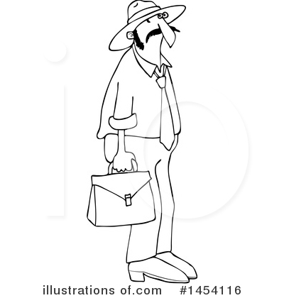 Royalty-Free (RF) Business Man Clipart Illustration by djart - Stock Sample #1454116